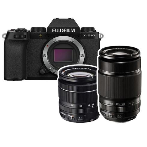 Fujifilm X-S10 + XF 18-55mm + XF 55-200mm