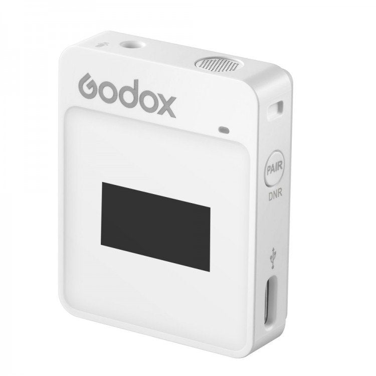 Godox Movelink II M1 Sistema microfonico wireless a 2,4GHz compatto (Bianco)