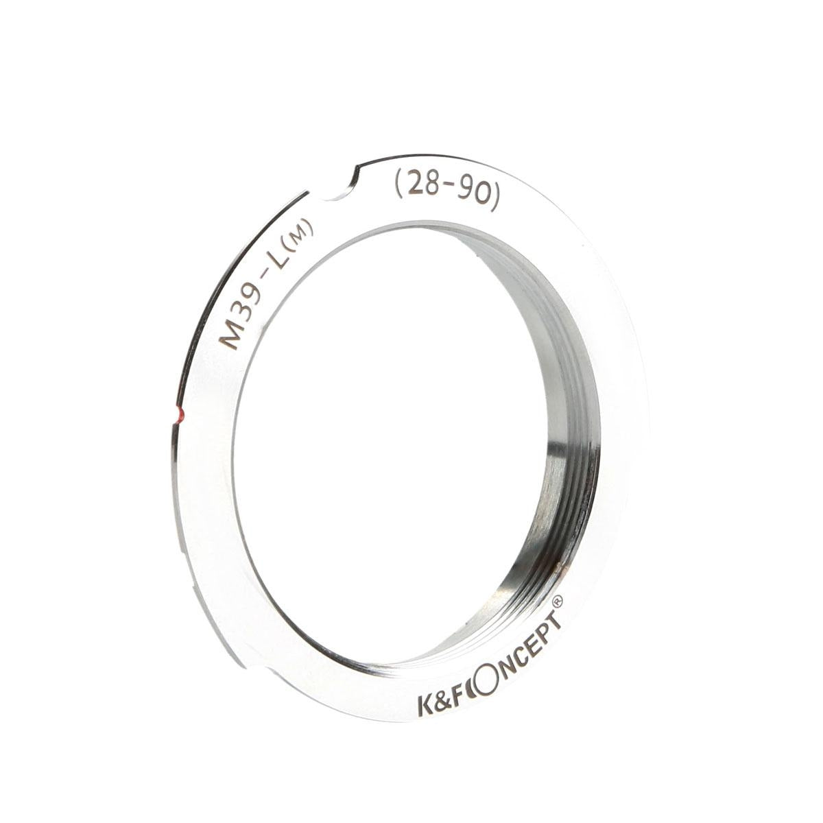 K f concept anello adattatore per obiettivi con attacco M39 28MM 90MM A leica m