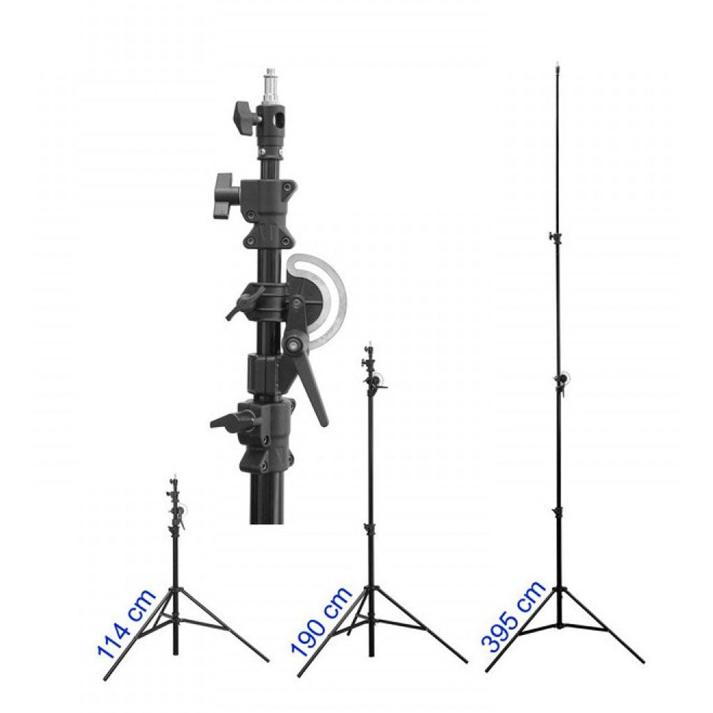 Quadralite Stativo a Giraffa Altezza 395cm con Sacca per Contrappeso