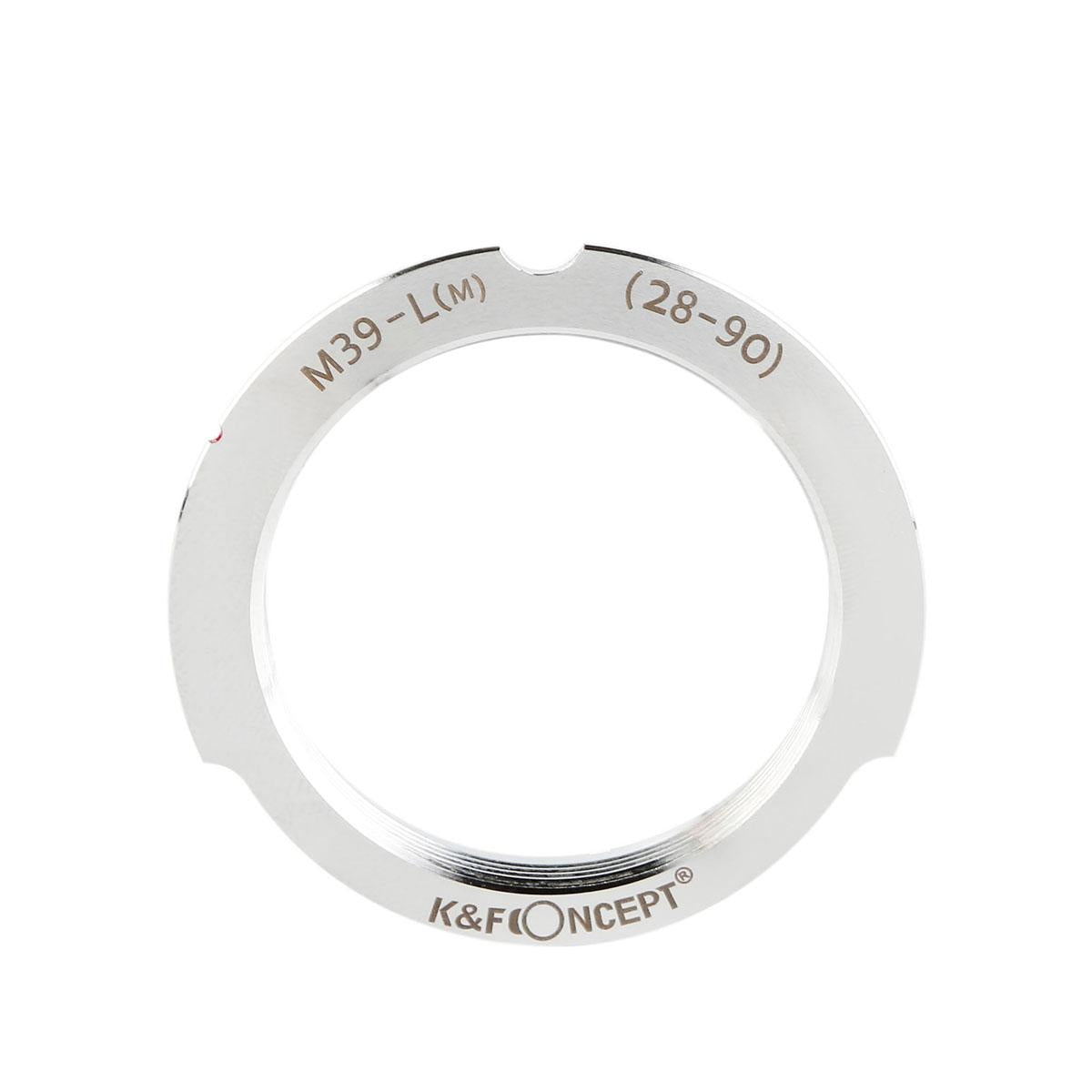 K f concept anello adattatore per obiettivi con attacco M39 28MM 90MM A leica m