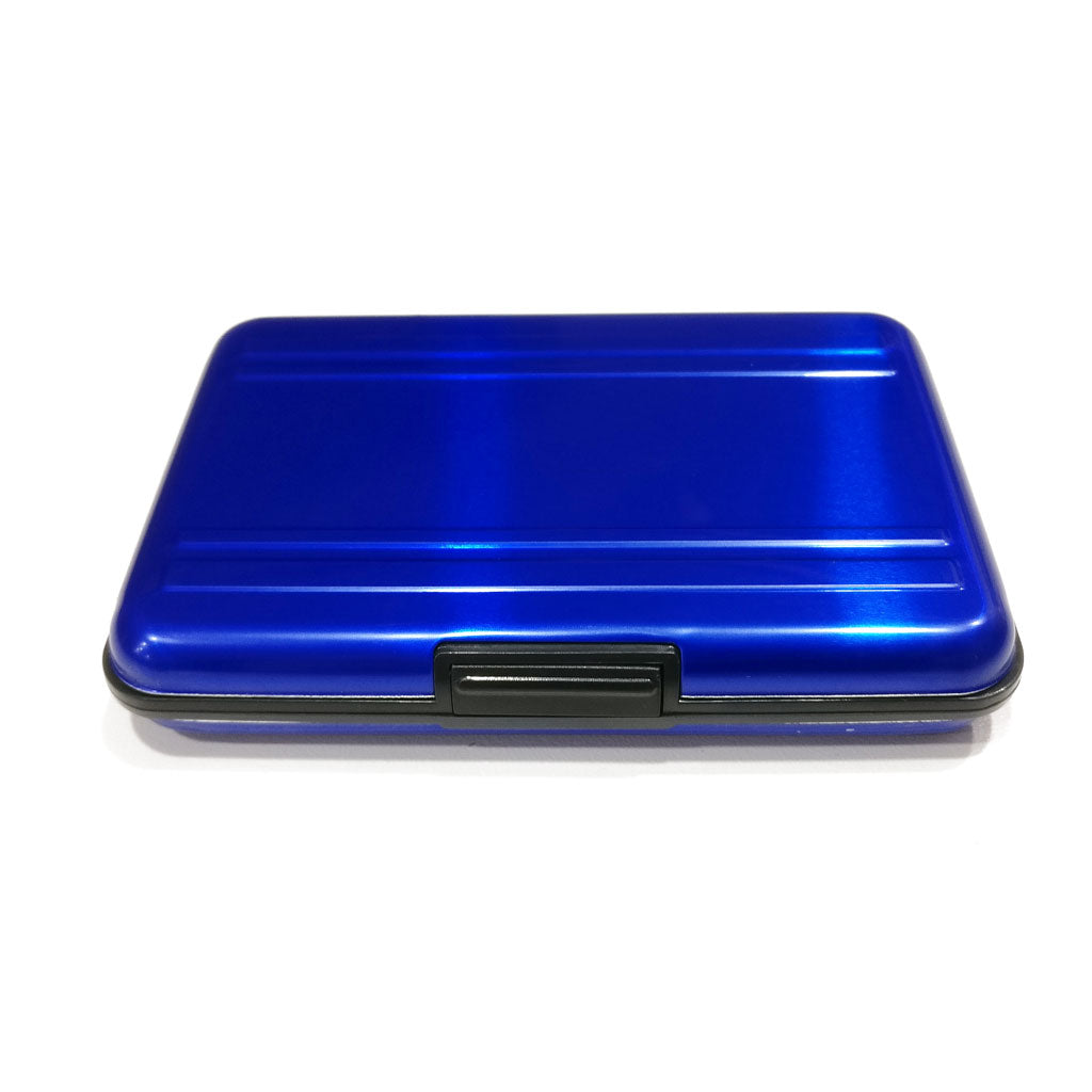 Take TK-PSRB Portaschede Rigido per 8 Schede SD e MicroSd Blu