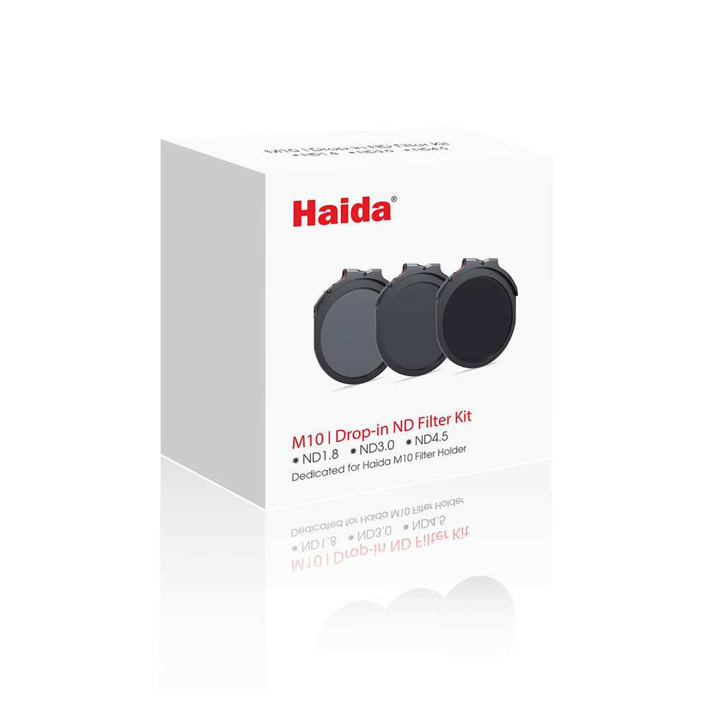 Haida M10 Kit Filtri ND64 1,8 6 Stop, ND1000 3,0 10 Stop, ND32000 4,5 15 Stop Drop-in Nano-Coating