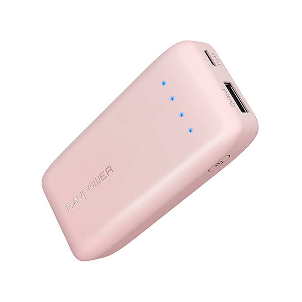 RAVPower RP-PB060 Power Bank 6700mah, Rosa