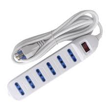 Foyu Multipresa con 6 Uscite 10/16A e Interruttore Illuminoso