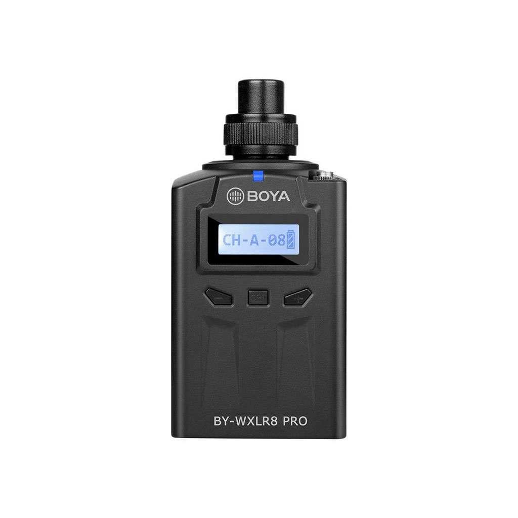 Boya BY-WXLR8 PRO Trasmettitore UHF per Microfoni XLR con Alimentazione Phantom, Range 500 MHz, Compatibile Sistema BY-WM8 PRO