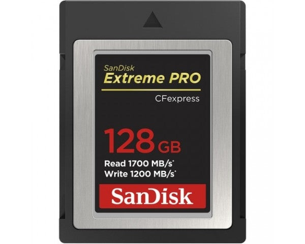 SanDisk Extreme PRO CFexpress Scheda di Memoria 128Gb, 1700 MB/s