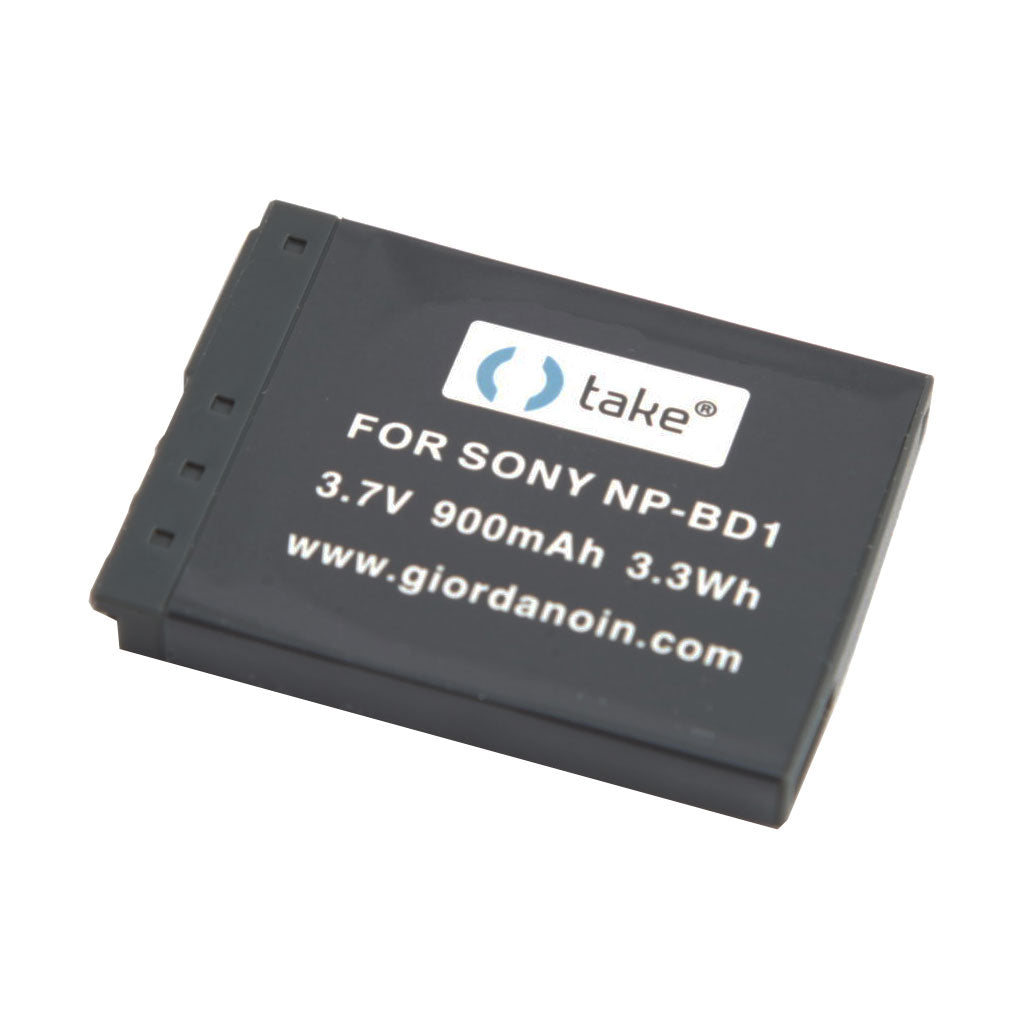 Take TK-BD1HHC Batteria Li-Ion 900mah Compatibile Sostituisce Sony NP-BD1, NP-FD1