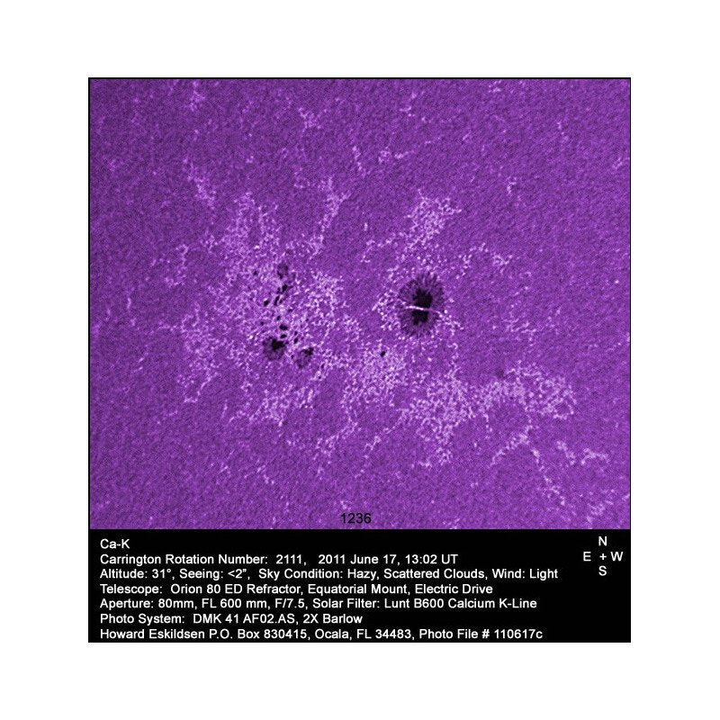 Lunt Solar Systems Modulo Ca-K con filtro di blocco 6mm 2" in prolunga per focheggiatori 2"