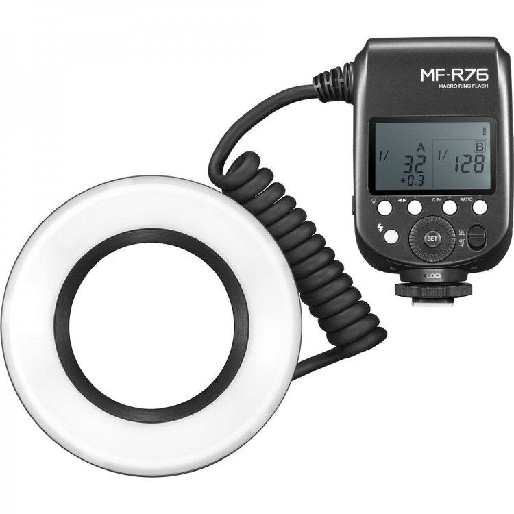 Godox MF-R76 – Ring Flash Macro 76Ws Manuale, GN14, 