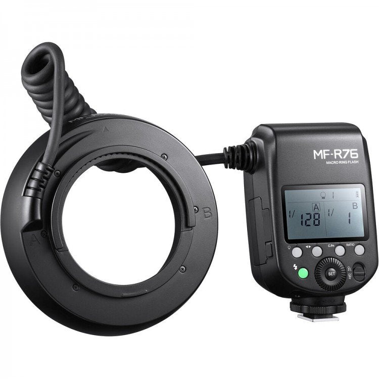 Godox MF-R76 – Ring Flash Macro 76Ws Manuale, GN14,