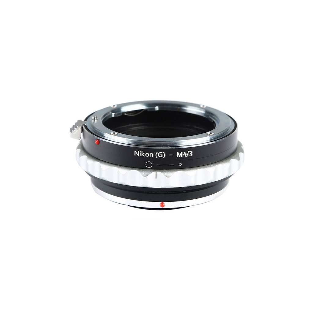 Fikaz Anello Adattatore da Obiettivi Nikon Nikkor G a Micro 4/3 MFT con Regolazione Diaframmi