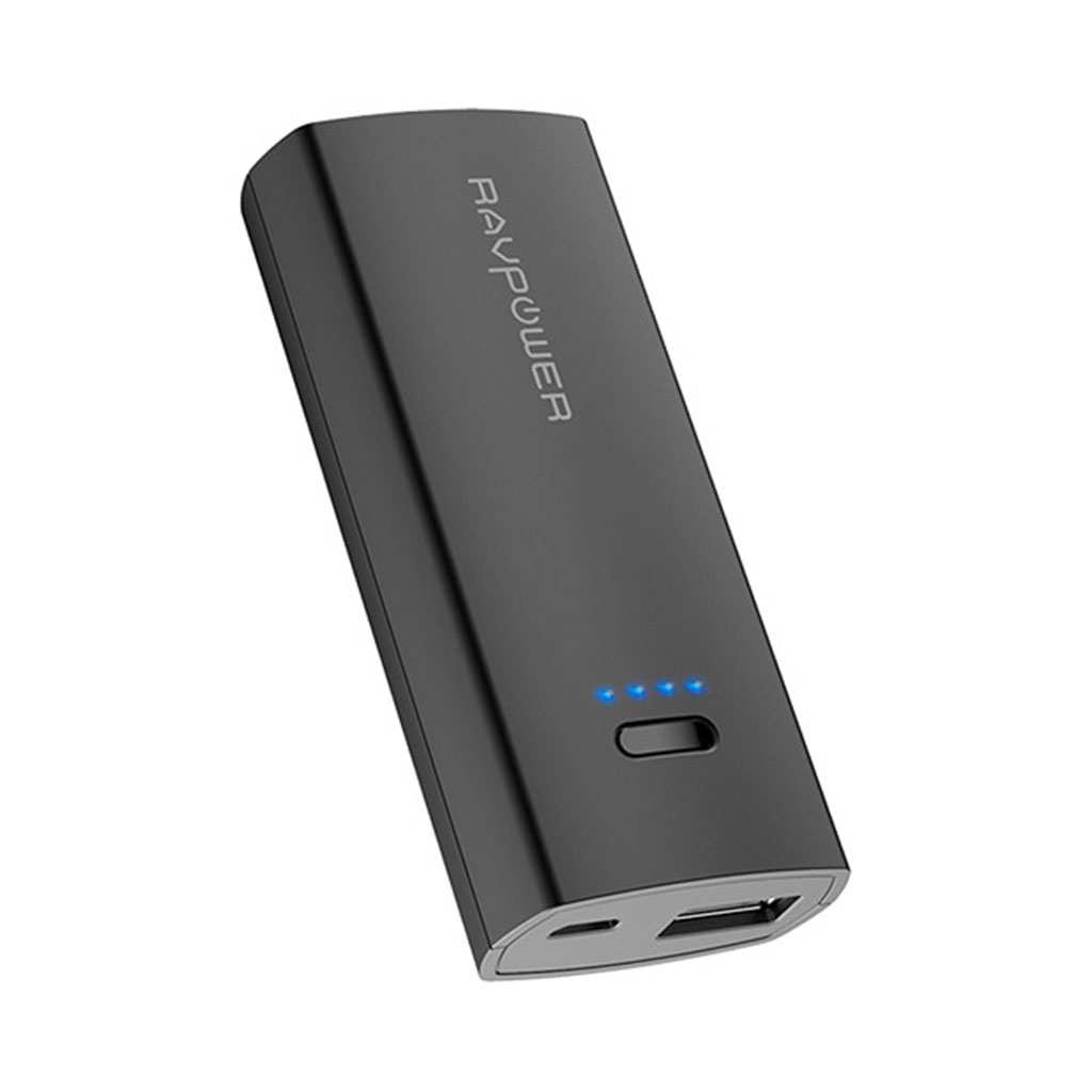 RAVPower RP-PB070 Power Bank 5200mah, Nero