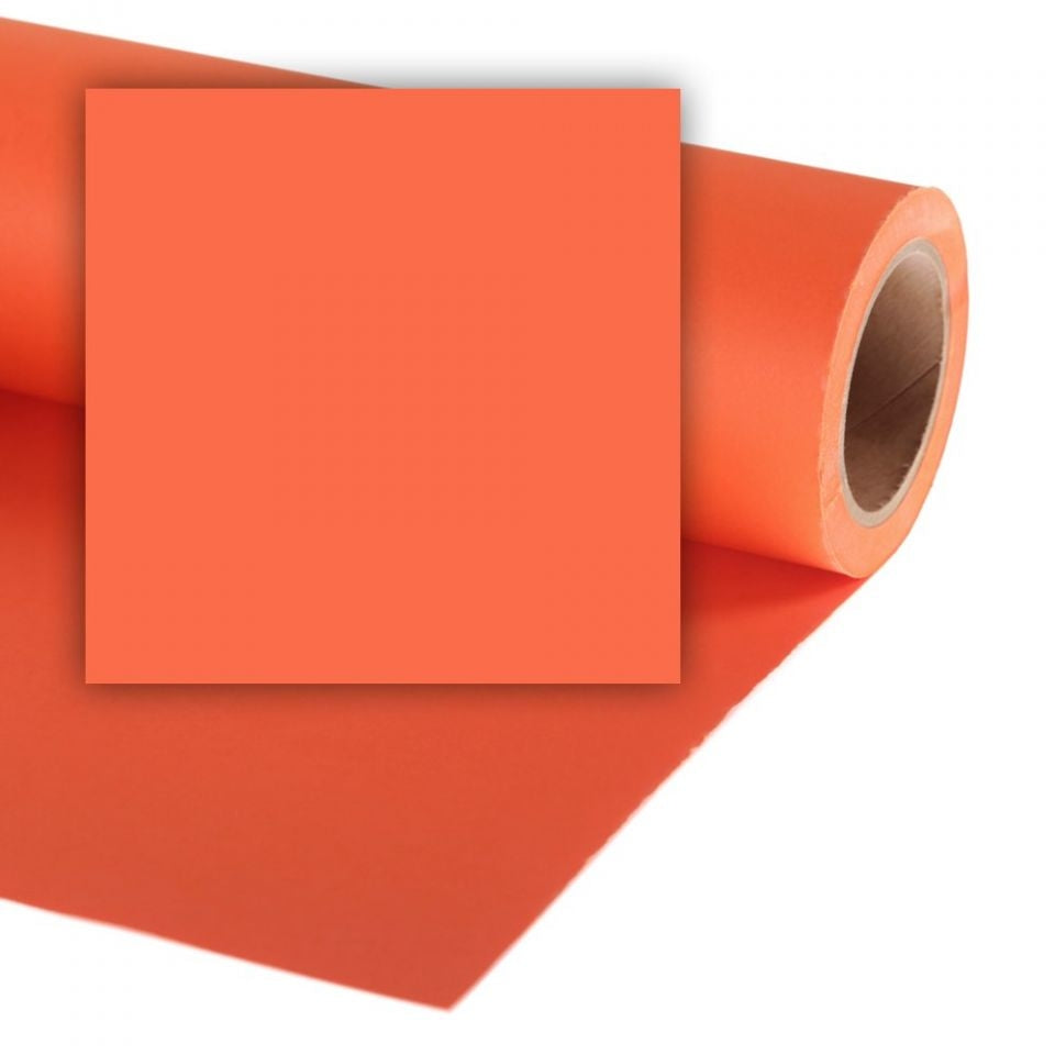 Colorama LL CO147 Fondale in Carta 2,72x11mt Arancione Pumpkin