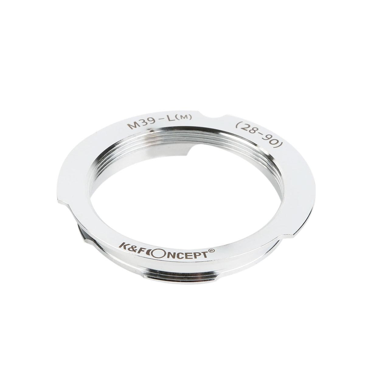 K f concept anello adattatore per obiettivi con attacco M39 28MM 90MM A leica m