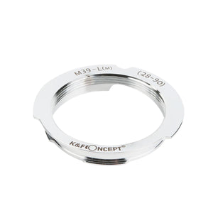 K f concept anello adattatore per obiettivi con attacco M39 28MM 90MM A leica m