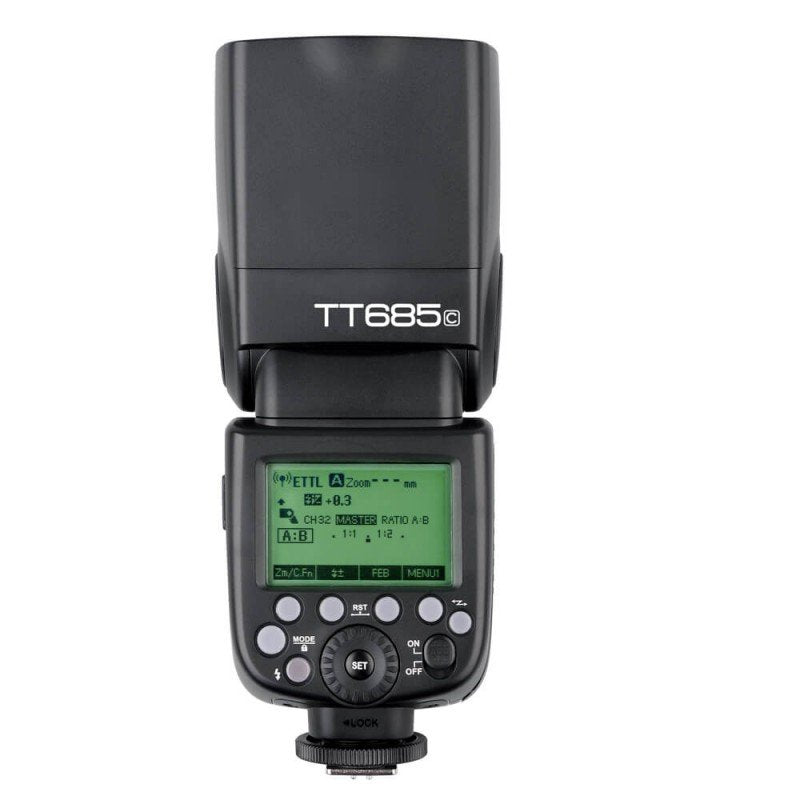 Flash a slitta Godox TT685 Speedlite per fotocamere Sony