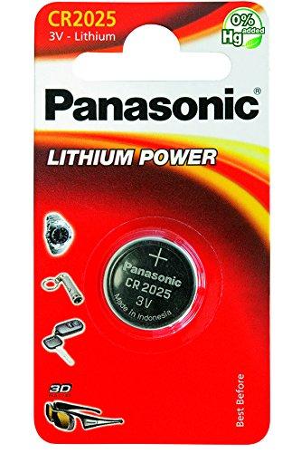 Panasonic CR2025 Pila Bottone Litio 3v