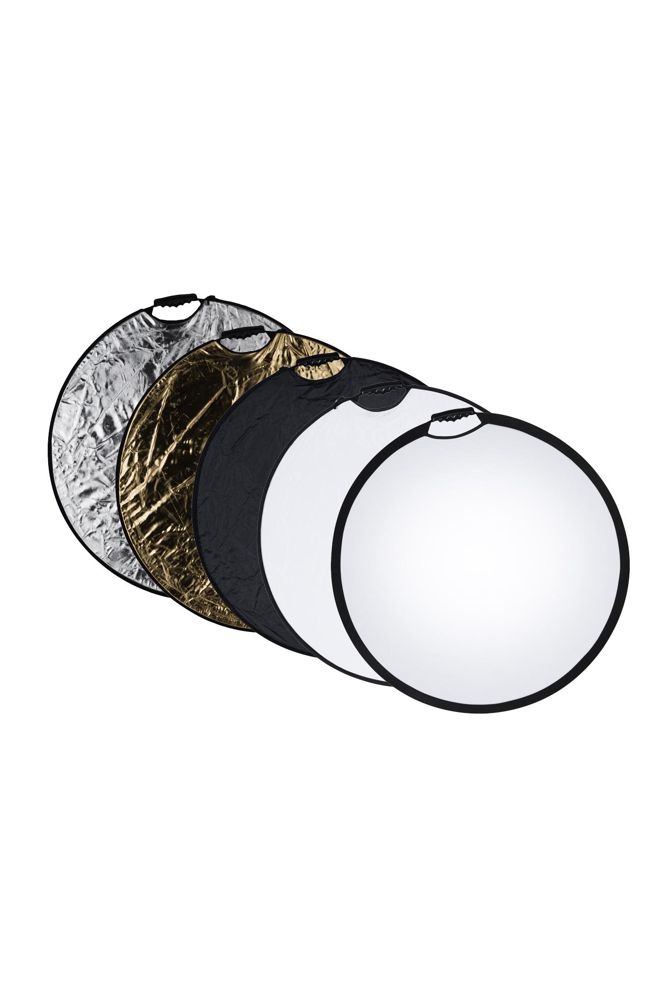 Take TK-PR5IN1M Pannello Riflettente con Maniglia 5 in 1, Circolare Diametro 80cm