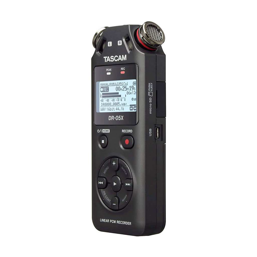 Tascam DR-05X Registratore Digitale Palmare, 2 Tracce