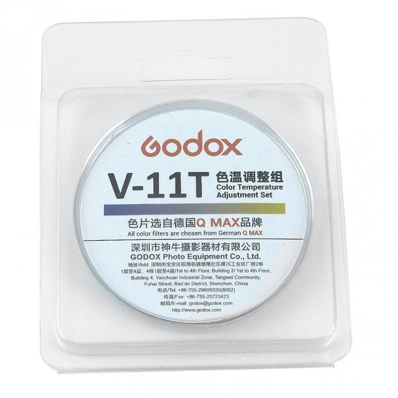 Godox V-11T set di filtri in gelatina per correzione della temperatura