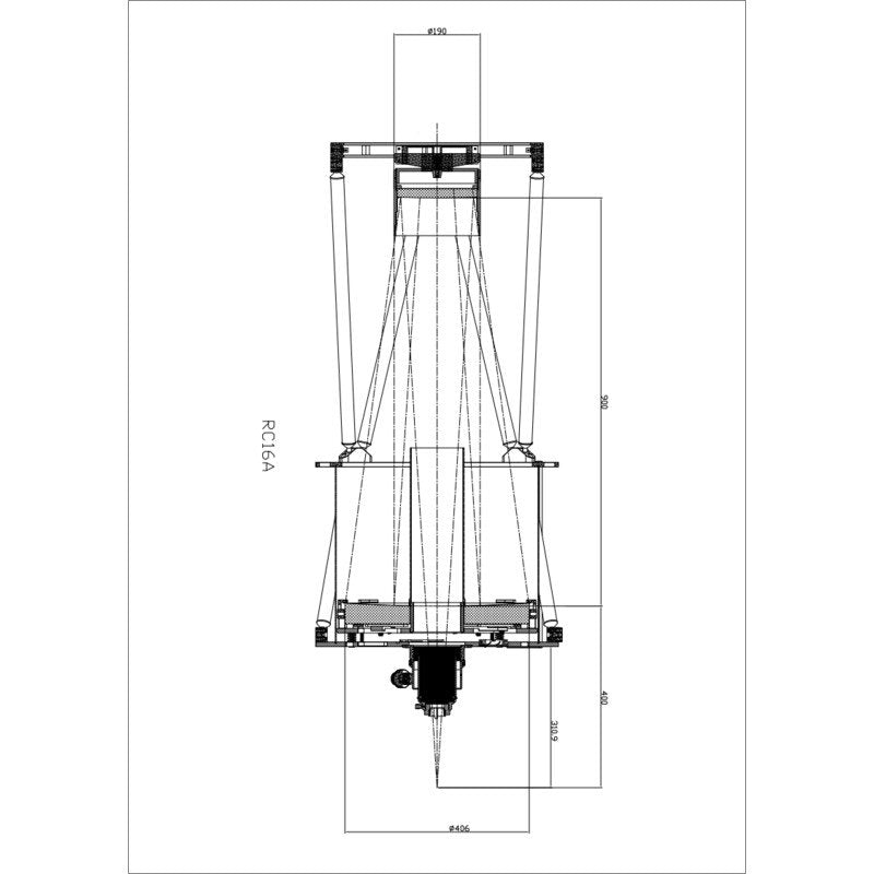 Omegon  Specchi principali 16'' F/8 Ritchey-Chrétien mirror set