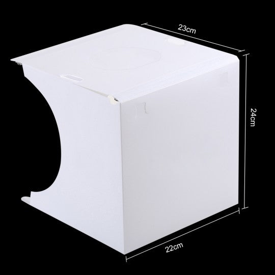 Newell ledtentm20 Cubo Light Box con Illuminazione LED Dimensioni 20x20x20cm