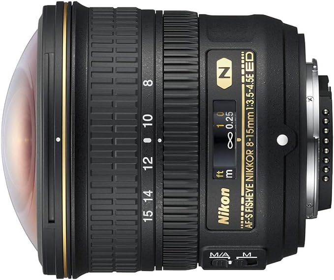 Nikon Obiettivo AF-S Fisheye 8-15mm f/3.5-4.5E ED - GARANZIA NITAL 4 ANNI ITALIA