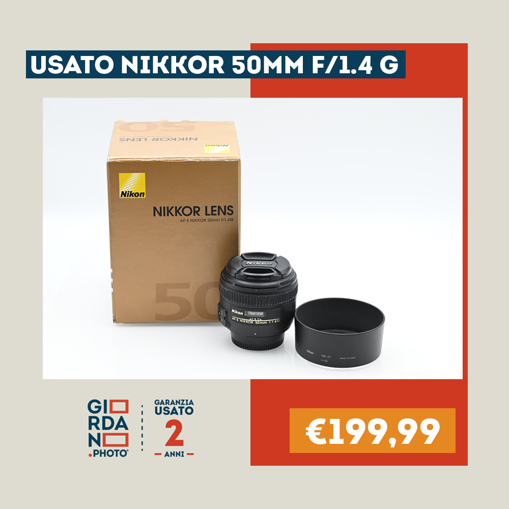 [Usato] Nikon Obiettivo AF-S Nikkor 50mm f/1,4 G