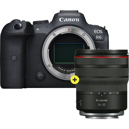 Corpo Canon EOS R6 + RF 14-35 mm F/4L IS USM