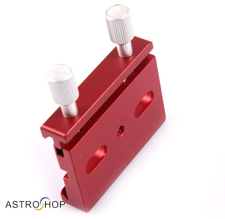 Take TK-CLAMP Morsetto Arca-Suisse con Fori per Telescopi e Fotocamere