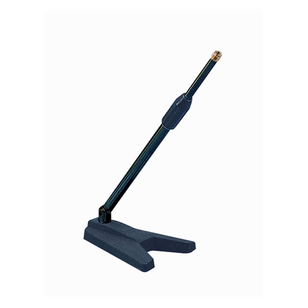 Take by Quicklok A114 Base Supporto da Tavolo per Microfono, Asta Estendibile, Nero