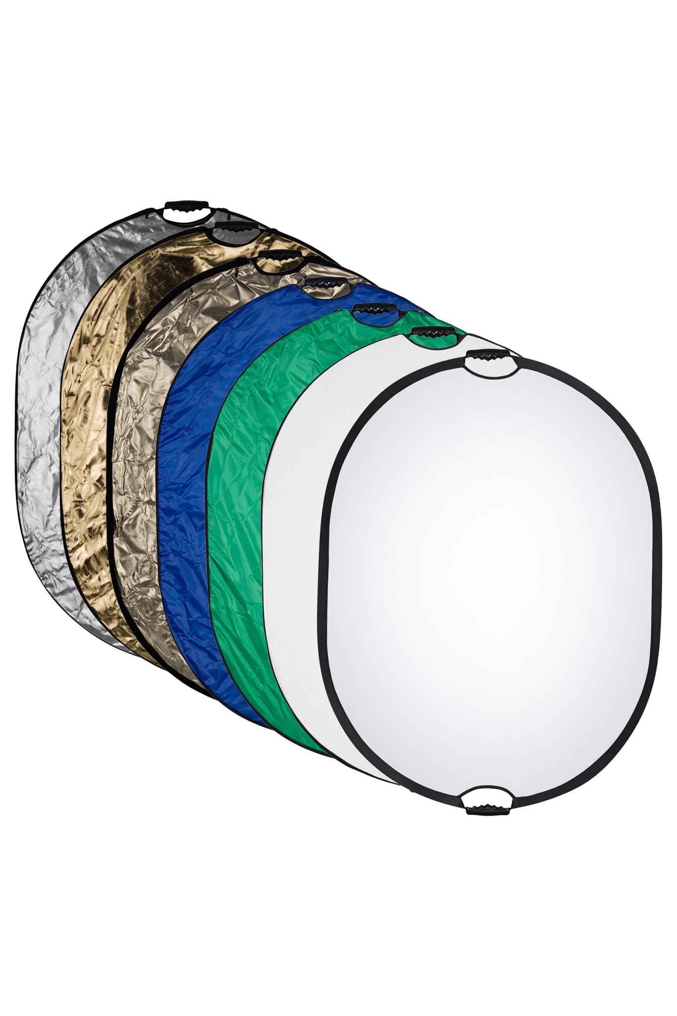 Take TK-PR7IN1M Pannello Riflettente con Maniglia 7 in 1, Ovale Dimensioni 91x122cm